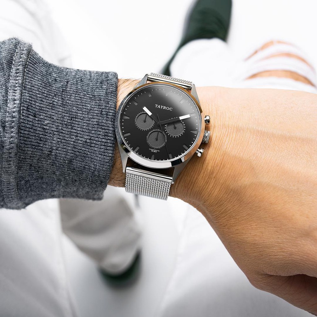 ::TAYROC::由兩對兄弟發自於想帶給市場時尚而平價的手錶而自籌資金成立的心血從2014自今，努力地帶著創新的構想，將公司發展成為今日國際化的品牌抱持著當初成立TAYROC的願景及初衷，力圖將鐘錶