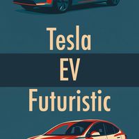 電動車 EV 未來派（特斯拉、電車、科技）