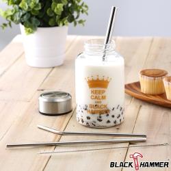 Black Hammer 316不鏽鋼環保吸管組(五件式)