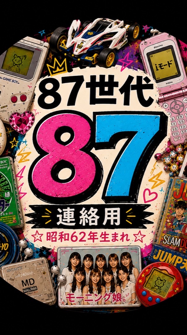 【87世代】オフ会・イベント連絡部屋🎉