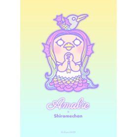 アマビエ×しろめちゃん