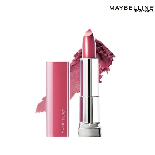 媚比琳 極綻色 緞光絲柔唇膏 376 玫瑰分子 4.2g