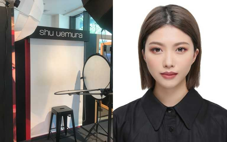 絕美超韓系的漂亮可用證件照如圖，露額頭、露耳朵、眉毛也出來了卻很美，來這拍就不擔心之後換身分證或護照只有醜照可選了！(圖/黃筱婷攝影、品牌提供)