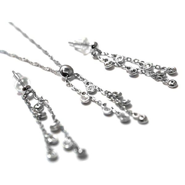 BRILLMOND 耀動真鑽項鍊-送耳環