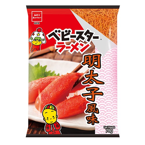 ◆日本經典大人系口味，還原明太子獨有的海鮮味道，非常適合作為下酒菜 ◆成份: 小麥粉,棕櫚油,明太子風味調味粉(糖,鹽,洋蔥,酵母抽出物,乾酪,鮮奶油,奶粉,魚抽出物,辣椒,紅椒色素,胡椒,辣椒抽出物