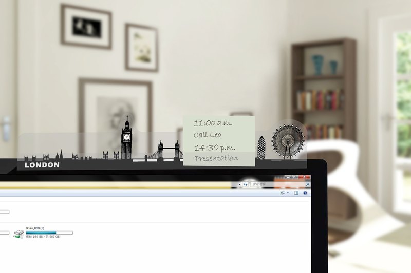 城市夾心備忘板-倫敦 為您收納辦公桌上凌亂的便條紙 提醒您待 辦事項