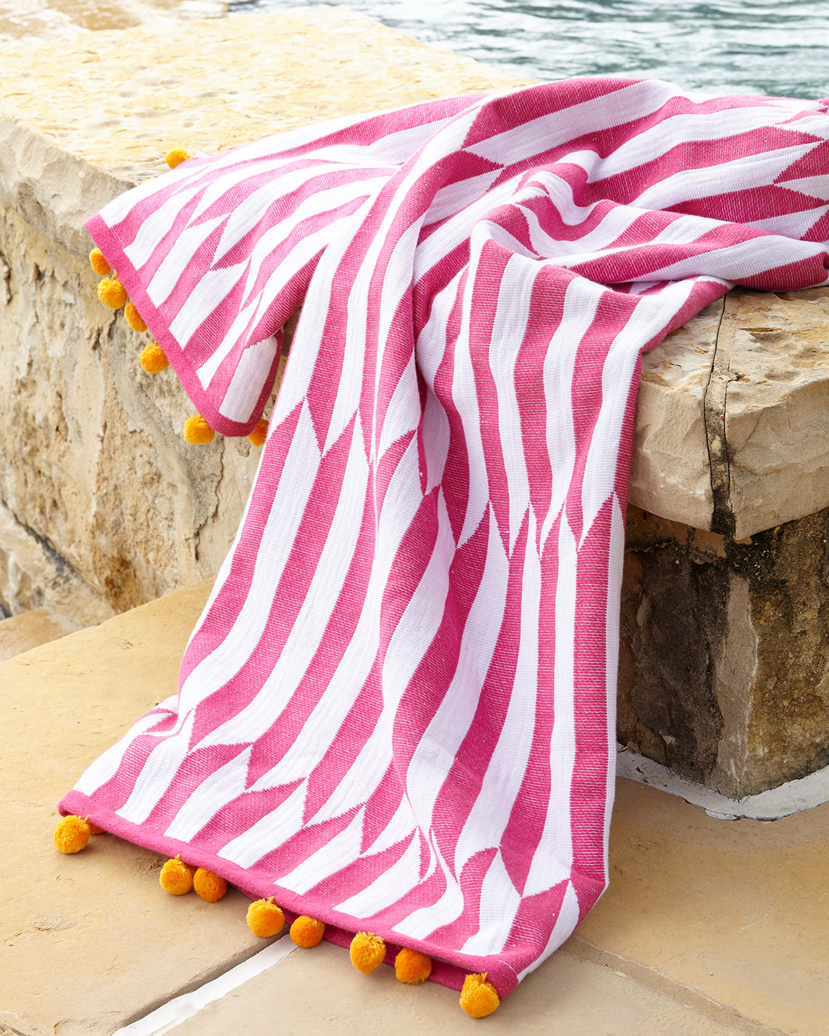 Nicatta Pink Beach Towel