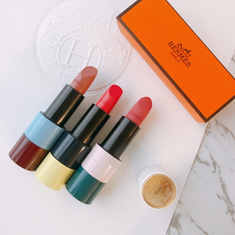 Hermes愛馬仕Rouge Hermès 2020秋冬限定色三色實拍。