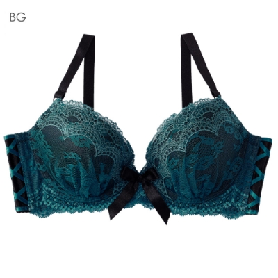 aimerfeel 高脅邊機能調整型內衣-藍綠色-657313-BG