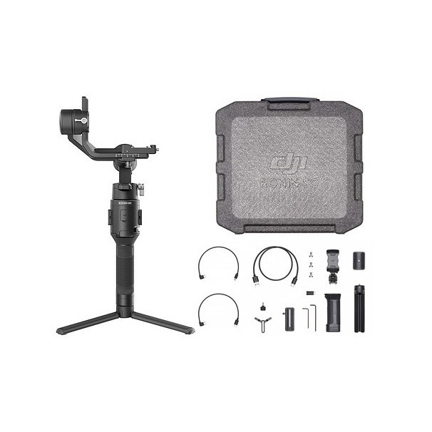 Romn-SC是針對無反相機設計的專業雲台，輕便且性能強大，單人即可完成專業拍攝。使用輕便的鎂合金，以高強度複合材料輔助製成，僅重1,1 KG，與Ronin-S 相比體積減低約38%，拆卸後僅有A4紙