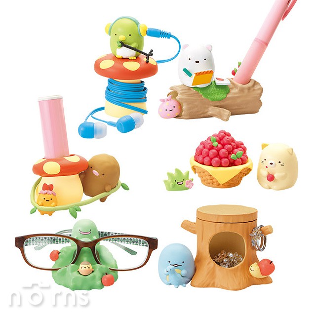 【Rement角落生物桌上小物 森林篇】Norns 日本盒玩公仔擺飾 角落小夥伴 辦公室療癒小物 筆架 文具收納