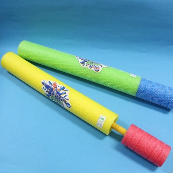 60cm抽拉式水槍 CF96764 (大粗圓型)【一箱36支入】{促99} 泡綿EVA安全水槍 珍珠棉水炮 ST安全玩具