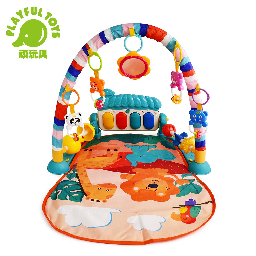 ★ 培養寶寶音樂天賦★ 圓潤無毛邊角/保護寶寶肌膚★ 玩耍時輕鬆學習/促進腦部發育★ 護眼柔光琴鍵/激發寶寶動手興趣適用年齡：0歲以上包裝方式：盒裝包裝尺寸：50*36*8.5( cm )實物尺寸：7