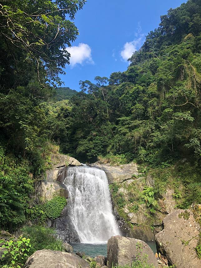 信賢瀑布( 圖/LINE熱點用戶)