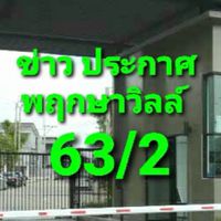 พฤกษาวิลล์ 63/2(Official)  แจ้งข่าวและประกาศจากนิติฯ