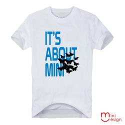 ◎ITS ABOUT MINI潮流原創設計T|◎圓領設計，舒適親膚|◎品牌:Minidesign品牌定位:流行品牌適穿對象:情侶裝款式:T恤袖長:短袖顏色:多色組合,白色系,黑色系,紅色系,灰色系,藍
