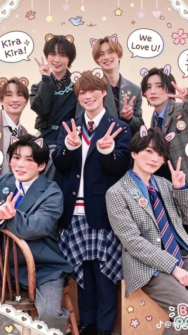 なにわ男子好きな人集まれ🩷💜🧡💛💚❤️💙
