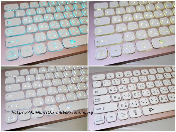 【鋁合金鍵盤推薦】B.FRiEND玫瑰粉鋁合金鍵盤 #超薄機身 #靜音無痕按鍵設計 #七彩背光 超美夢幻鍵盤 (15).jpg
