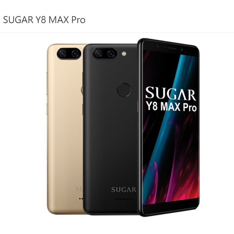 型式認證號碼CCAH184G0050T6內含:手機,耳機,電源充電器,USB數據線,保護套,保護膜手機依代理商一年保固三鏡頭全螢幕手機 SUGAR Y8 MAX Pro4,000mAh 電量SUGAR