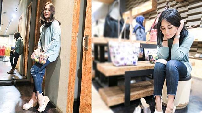 Adik Nagita Slavina Shopping High Heels Pakai Ini, Harga Celana Jeans Caca Tengker Bikin Melongo!