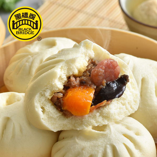 【黑橋牌】招牌手工香腸肉包(含蛋黃)12粒入手提禮盒