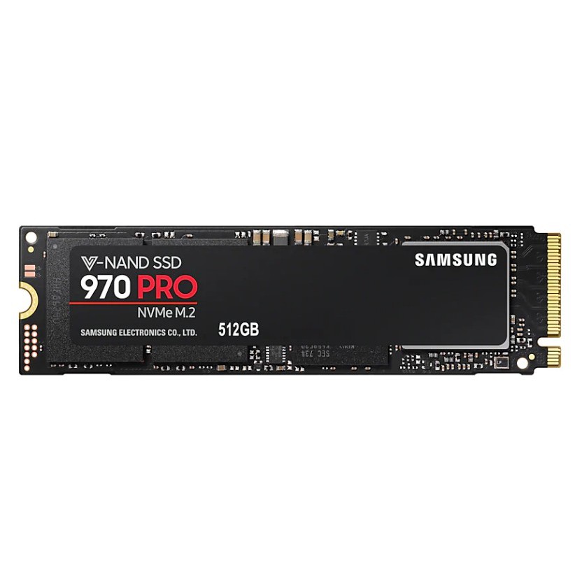 8801643205355SAMSUNG 三星 970 PRO 512GB NVMe M.2 2280 PCIe 固態硬碟讀取速度3,500MB/s，寫入速度2,300MB/s 採用最新的V-NAND