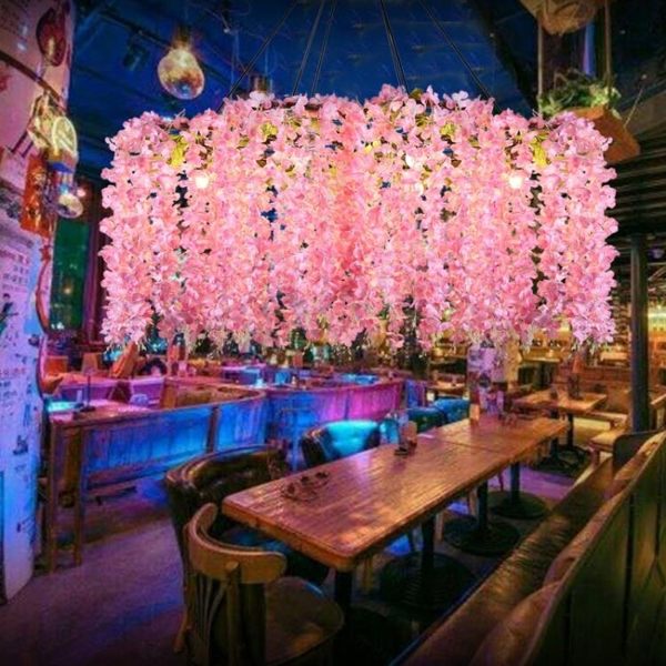 吊燈 植物繁花酒吧音樂餐廳火鍋店燒烤吧吧台裝飾 - 古梵希