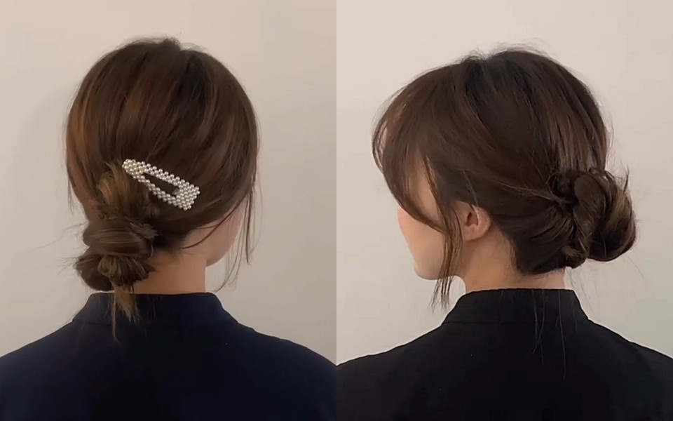 SETP1：分出耳際胎毛碎髮