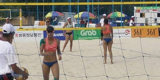 Kacamata Di Arena Voli Pantai Asian Games 2018 Antara Foto