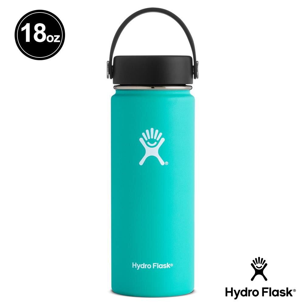 【【蘋果戶外】】Hydro Flask【寬口/532ml】薄荷綠18oz 532ml 美國不鏽鋼保溫保冰瓶 保冷保溫瓶 不含雙酚A