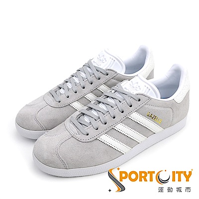 ADIDAS Gazelle W 女 休閒鞋 灰-B41659