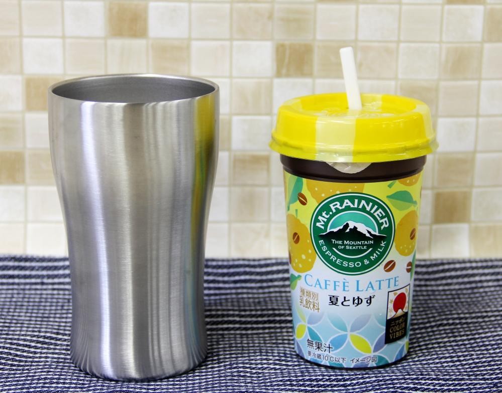 ドリンクカップまるごと入る ダイソー500円タンブラーを検証