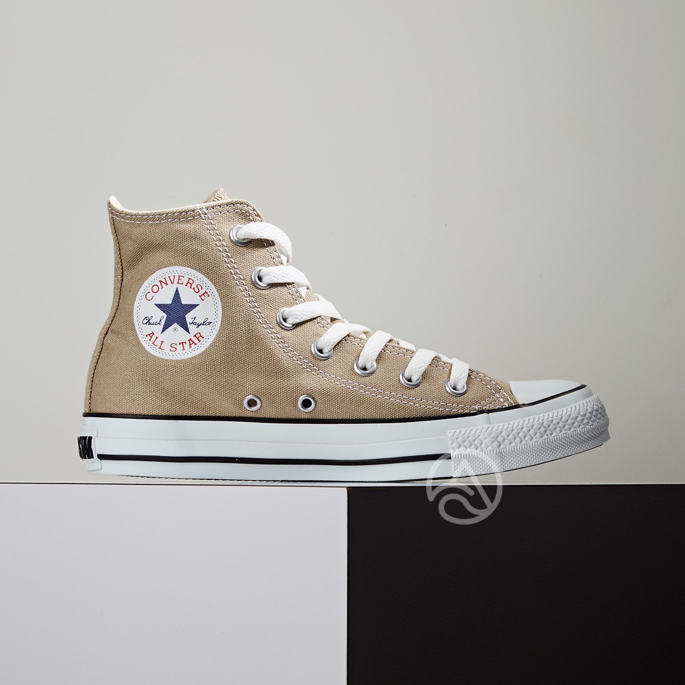 Converse CANVAS ALL STAR COLORS HI 高筒 日本限定 帆布鞋 奶茶色 1CL128