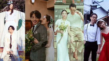 楊祐寧公證結婚啦！柯佳嬿、林宥嘉、坤達....盤點明星婚紗照也是很“文青”