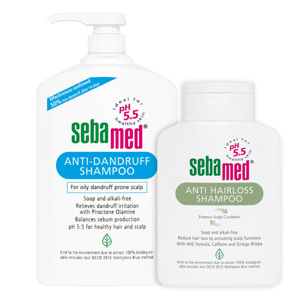 施巴【溫和/油性洗髮乳1000ml任選x1+安絲洗髮乳400ml】