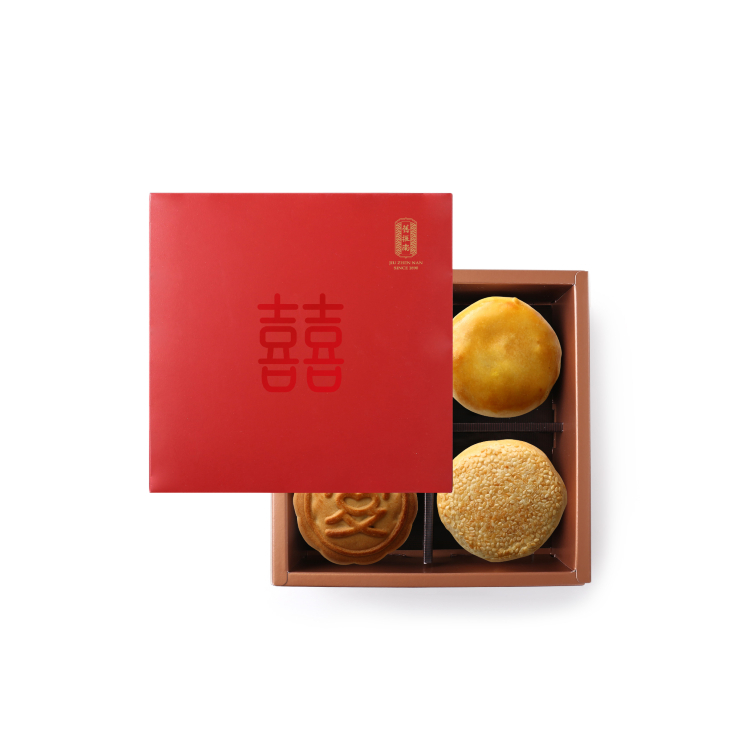 喜餅試吃禮盒-奶蛋素(4入)