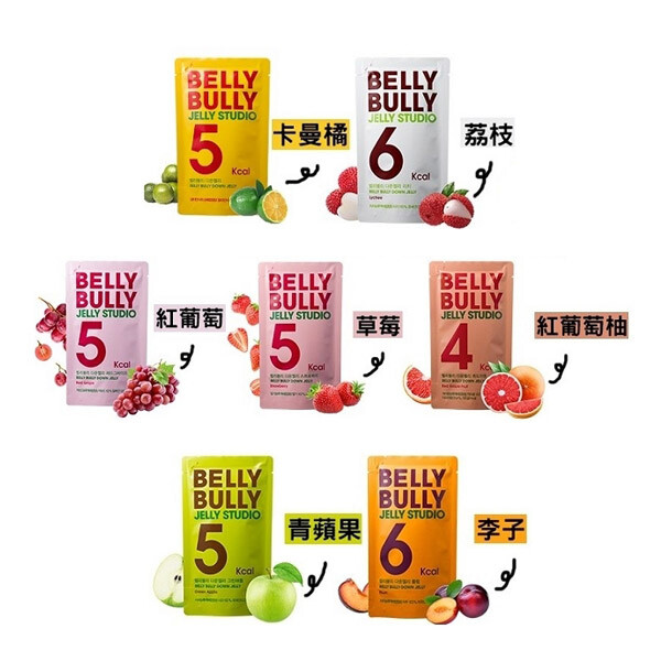 商品特色 網路優惠價 推薦熱銷品 商品規格 品牌bellybully 商品名稱韓國 bellybully 低卡果凍 150g/包 7款味道可選特價異國精品 保存期限2021.01 後/請詳見產品包裝標