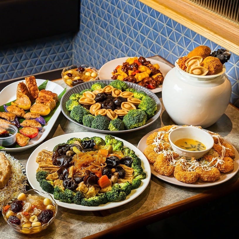 2023素食外帶年菜推薦！陽明春天、養心茶樓推異國風素食年菜，米其林認證年菜在這家