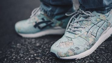 新聞分享 / 這雙或許不能穿去參加地理考試 atmos × ASICSTIGER GEL-LYTE III ‘World Map’