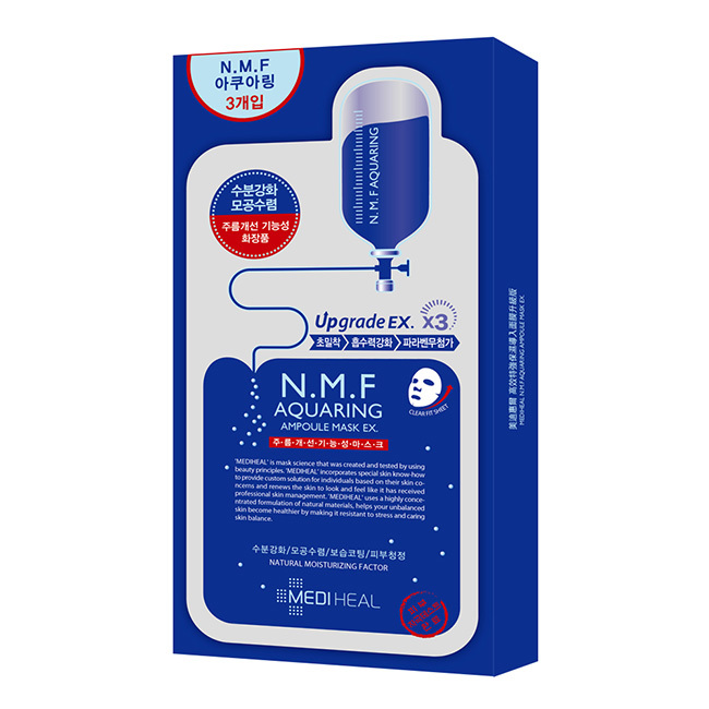 詳細介紹 MEDIHEAL 美迪惠爾 高效特強保濕導入面膜(3入裝)   商品規格 商品簡述 MEDIHEAL 美迪惠爾 高效特強保濕導入面膜(3入裝) 品牌 MEDIHEAL 規格 25ml(3入裝) 原產地 南韓 深、寬、高 21x10.5x0.5cm 淨重 75 g 保存環境 室溫 是否可門市/超商取貨 Y 商品屬性 有效期限 3年