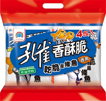 孔雀 香酥脆香魚(4包/袋)