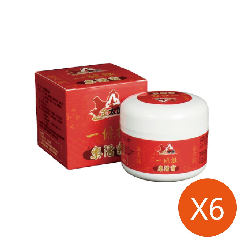 樂活霜1.肌膚舒緩放鬆2.刮痧推拿按摩3.適用於工作、運動、居家添加珍貴的金門一條根萃取液與多種草本精油成分榮耀與肯定：金太武榮獲一條根達人獎、金門十大特色伴手禮、金門縣農試所認證產品規格：50g*6