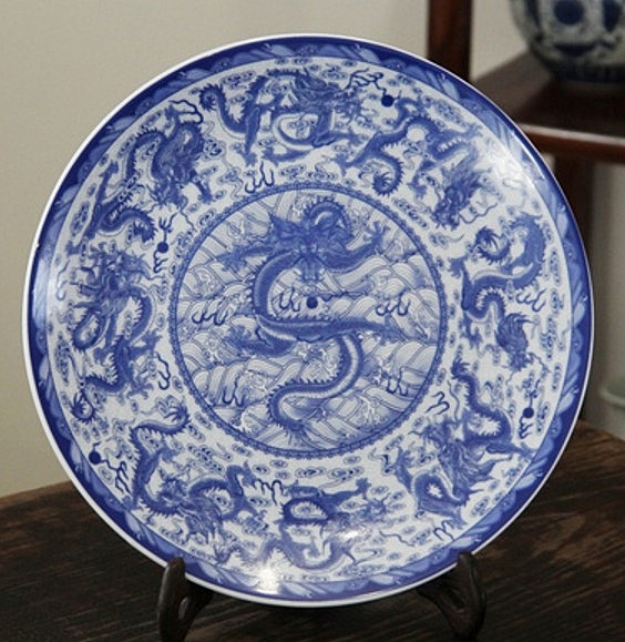 協貿國際陶瓷中式古典青花瓷陶瓷器1入