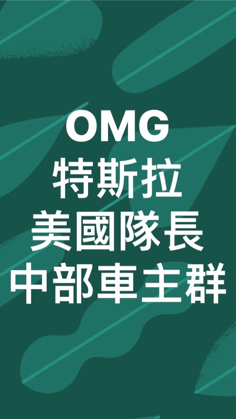 TESLA特斯拉中部車主交車準備前準備群！特斯拉車主交車群！特斯拉交車群！特斯拉台中！特斯拉交車群