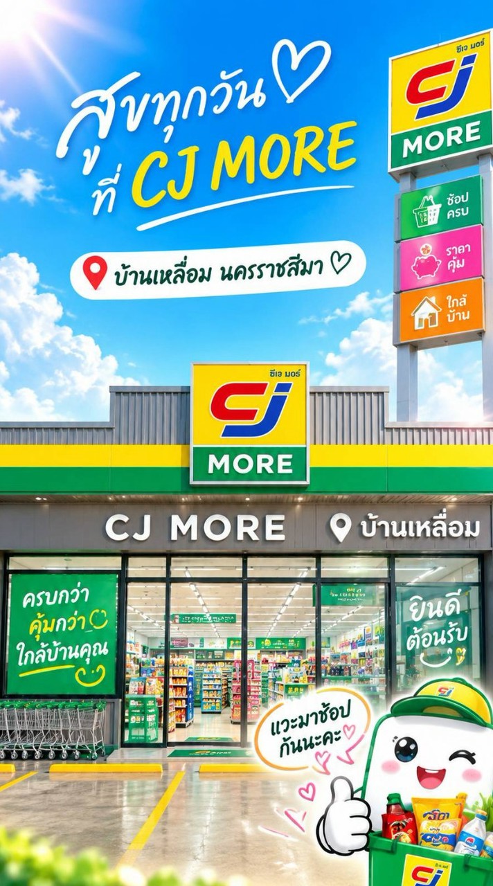 ซีเจ มอร์สาขาบ้านเหลื่อม นครราชสีมา
