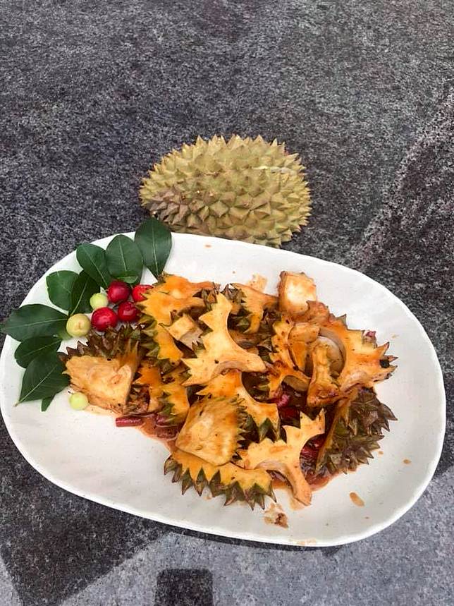 Protes Harga Durian Mahal Orang Ini Masak Tumis  Kulit 