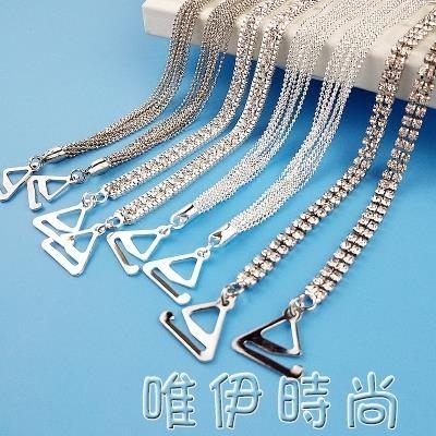肩帶 內衣肩帶配件隱形防滑水鑚文胸肩帶夏季美背無痕一字領文胸帶子 唯伊時尚