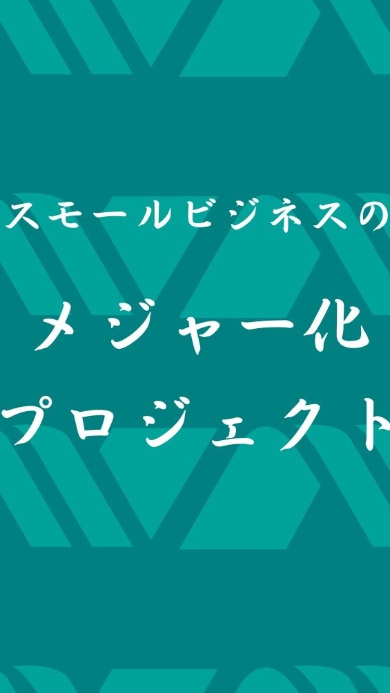 スモールビジネスのメジャー化プロジェクト