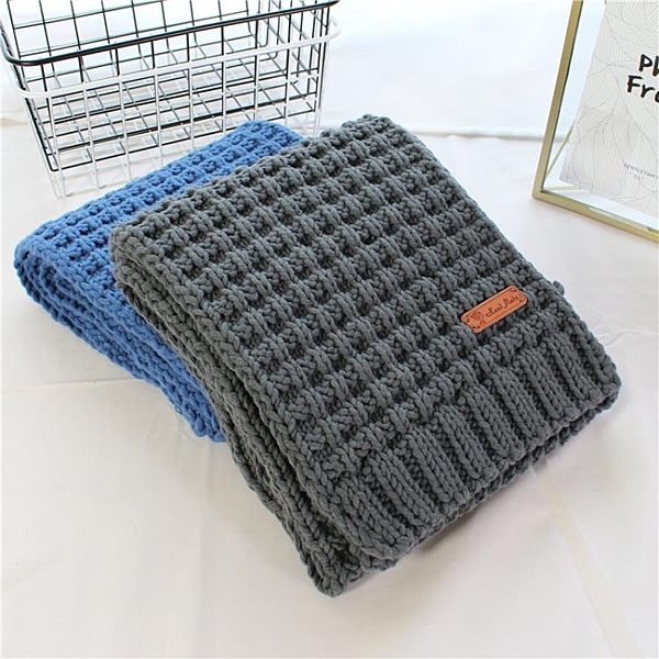 毛線手工diy編織圍巾材料包球情人牛奶棉粗線團女自織送男友