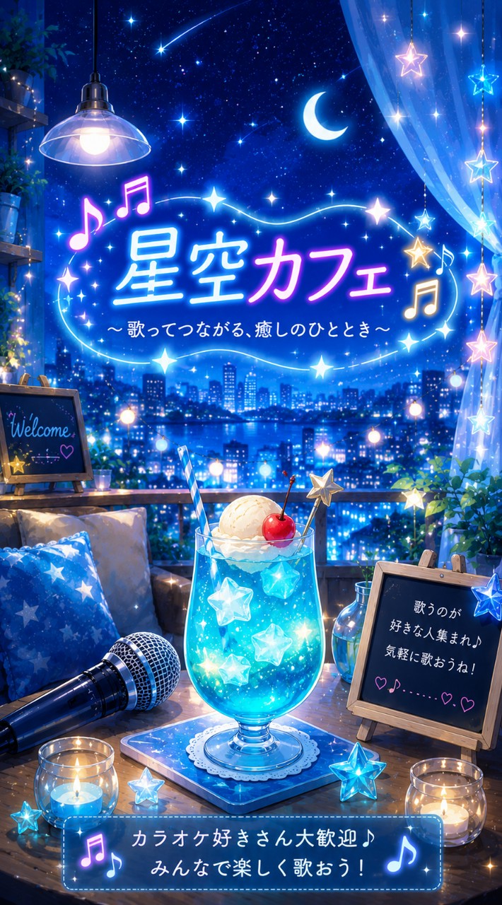 星空カフェ☕Melody｜ポケカラ＆雑談🎤